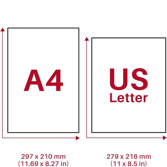 PhomemoM08F Tattoo A4 Printing Paper Thermal Printer Universal Consumables A5/B5/Letter Thermal Paper